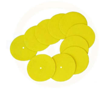 Disco de lija amarillo 2,5 cm 20 und